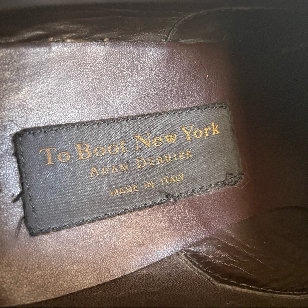To Boot New York Adam Derrick Wingtip Brogues in Deep Cognac Leather *Italy* - Picture 6 of 8